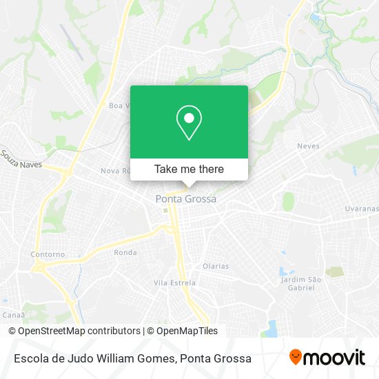 Mapa Escola de Judo William Gomes