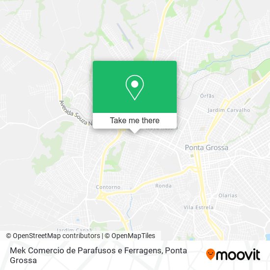 Mek Comercio de Parafusos e Ferragens map