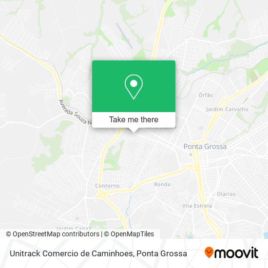 Mapa Unitrack Comercio de Caminhoes