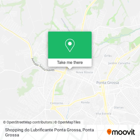 Shopping do Lubrificante Ponta Grossa map