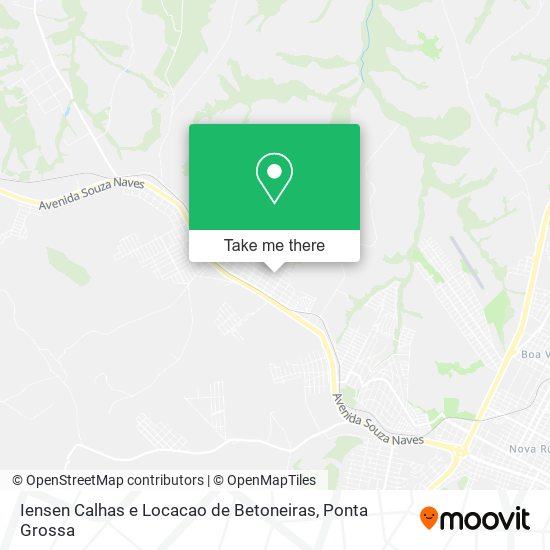 Iensen Calhas e Locacao de Betoneiras map