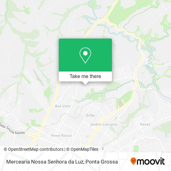 Mapa Mercearia Nossa Senhora da Luz