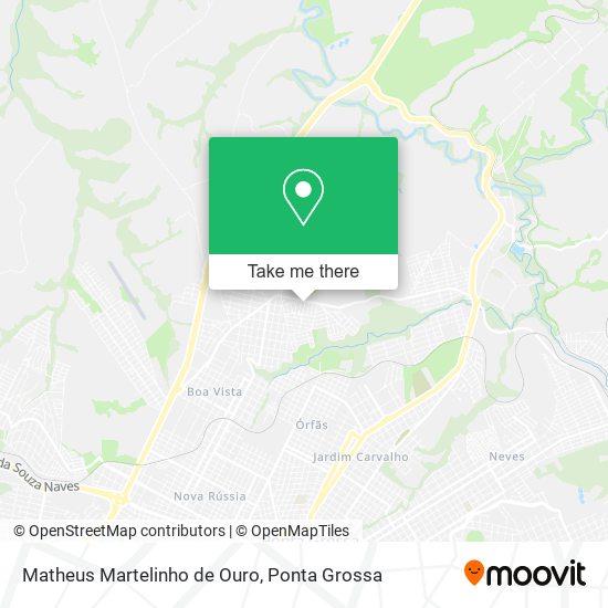 Mapa Matheus Martelinho de Ouro