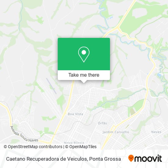Caetano Recuperadora de Veiculos map