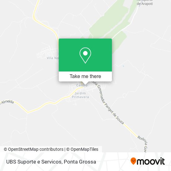 Mapa UBS Suporte e Servicos