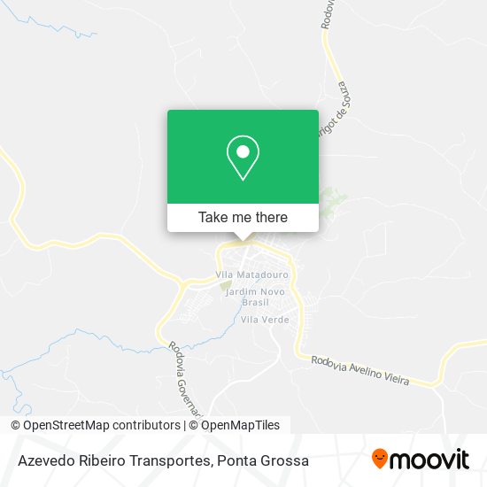 Mapa Azevedo Ribeiro Transportes