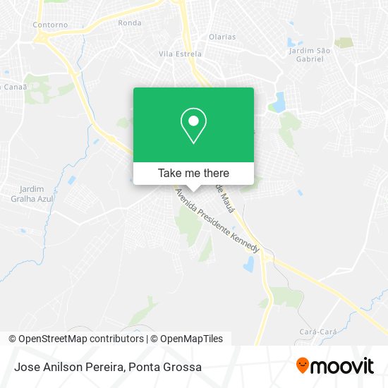 Mapa Jose Anilson Pereira