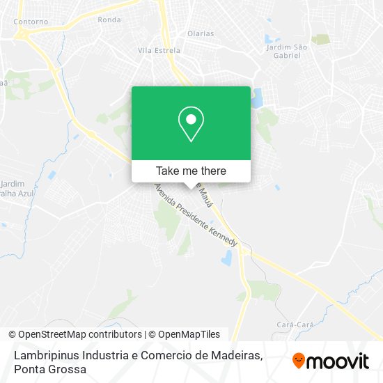 Mapa Lambripinus Industria e Comercio de Madeiras