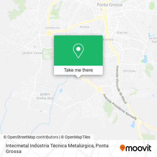 Mapa Intecmetal Indústria Técnica Metalúrgica