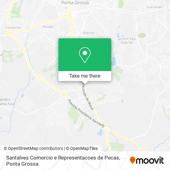 Santalves Comercio e Representacoes de Pecas map