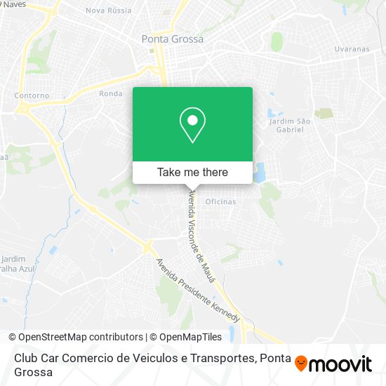 Club Car Comercio de Veiculos e Transportes map