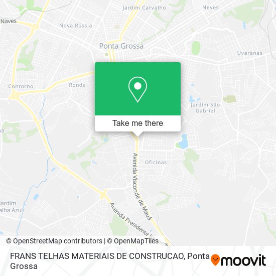 FRANS TELHAS MATERIAIS DE CONSTRUCAO map