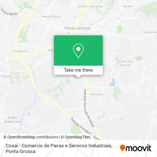 Cosai - Comercio de Pecas e Servicos Industriais map