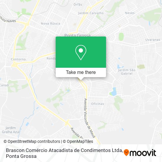 Brascon Comércio Atacadista de Condimentos Ltda map