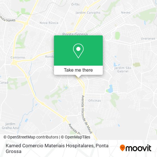 Kamed Comercio Materiais Hospitalares map