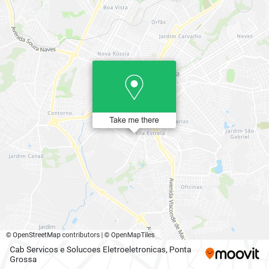 Cab Servicos e Solucoes Eletroeletronicas map