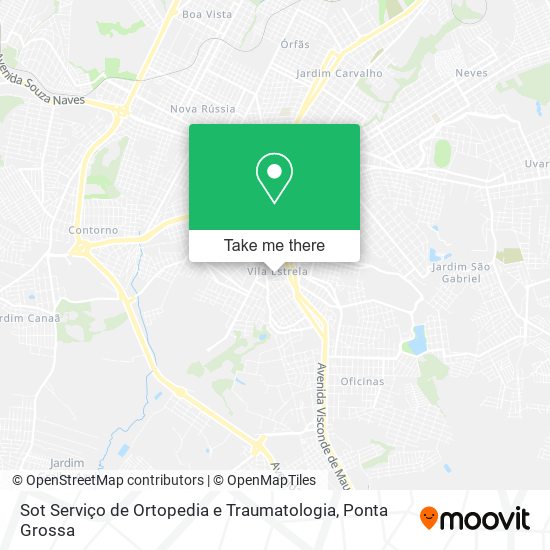 Mapa Sot Serviço de Ortopedia e Traumatologia