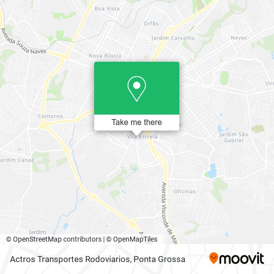 Actros Transportes Rodoviarios map