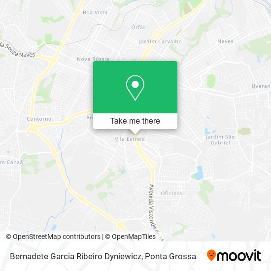 Bernadete Garcia Ribeiro Dyniewicz map