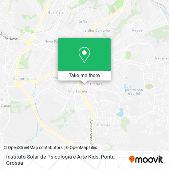 Instituto Solar de Psicologia e Arte Kids map