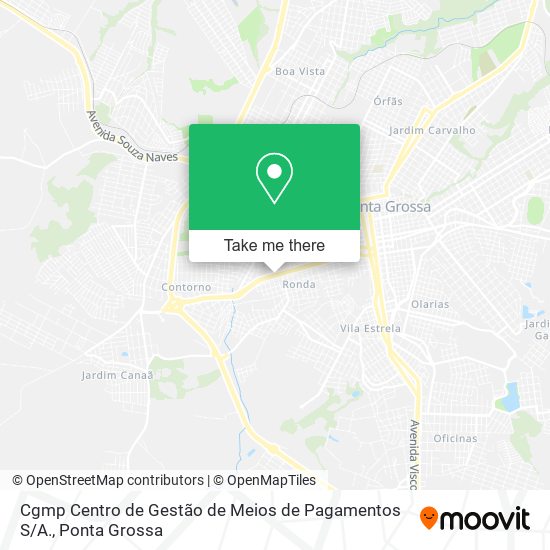 Cgmp Centro de Gestão de Meios de Pagamentos S / A. map