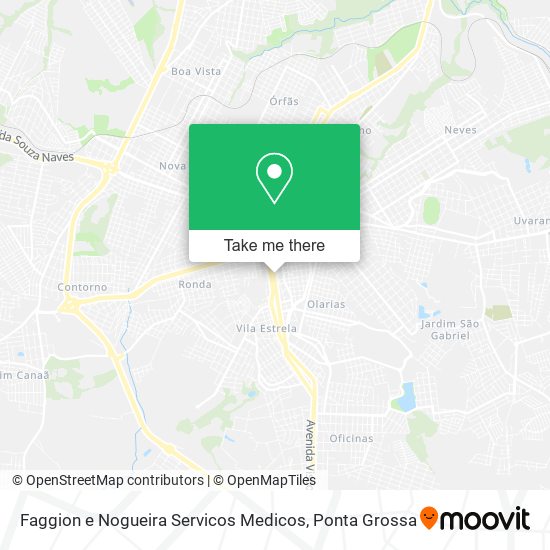 Mapa Faggion e Nogueira Servicos Medicos