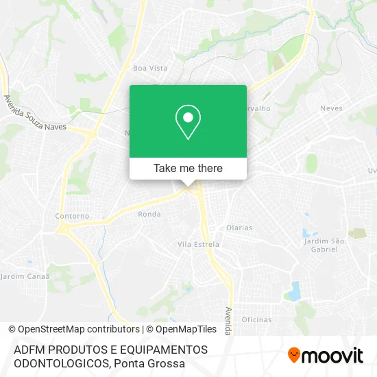 ADFM PRODUTOS E EQUIPAMENTOS ODONTOLOGICOS map