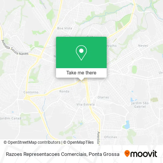 Razoes Representacoes Comerciais map