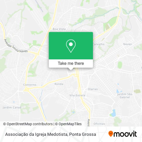 Mapa Associação da Igreja Medotista