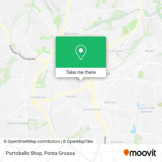 Mapa Portobello Shop