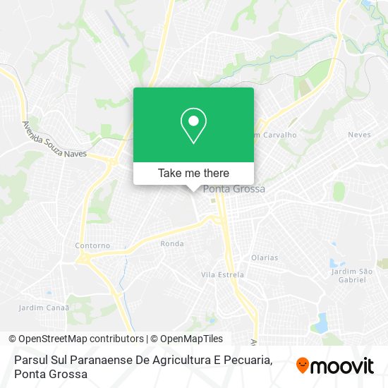 Parsul Sul Paranaense De Agricultura E Pecuaria map