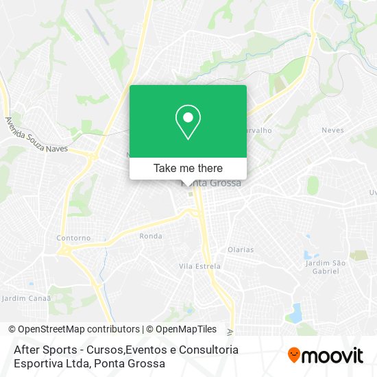 Mapa After Sports - Cursos,Eventos e Consultoria Esportiva Ltda