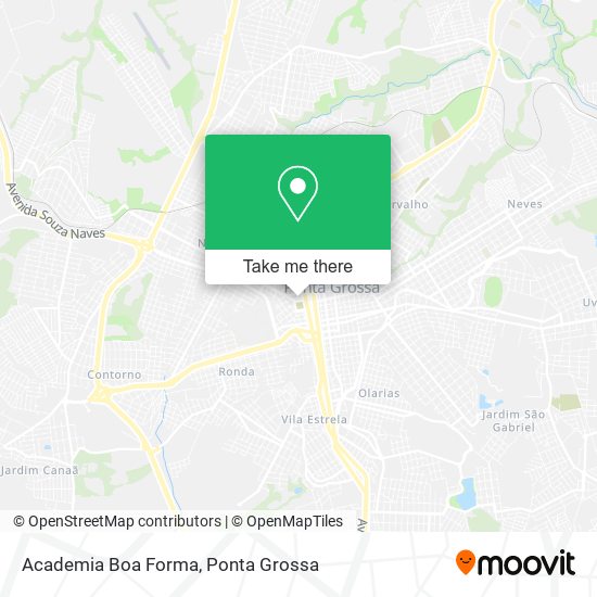 Mapa Academia Boa Forma