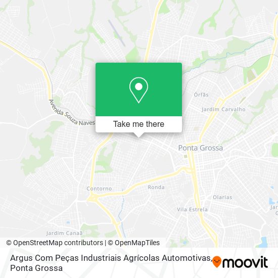 Argus Com Peças Industriais Agrícolas Automotivas map