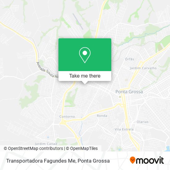 Mapa Transportadora Fagundes Me