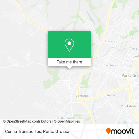 Cunha Transportes map