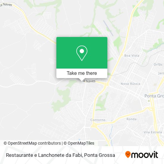 Restaurante e Lanchonete da Fabi map