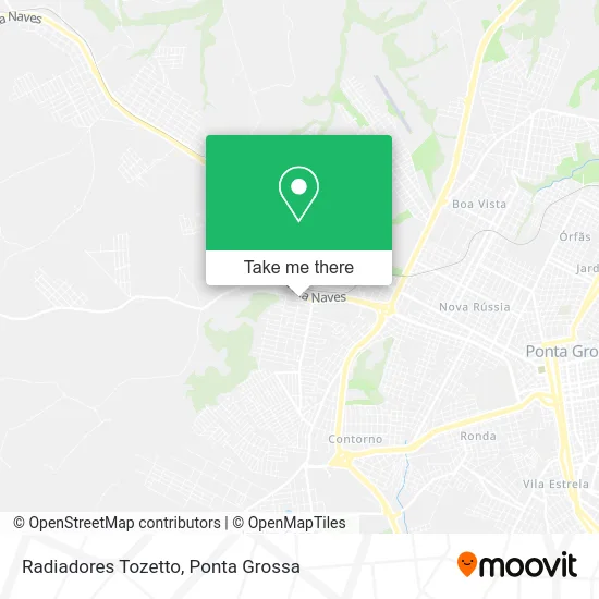 Radiadores Tozetto map