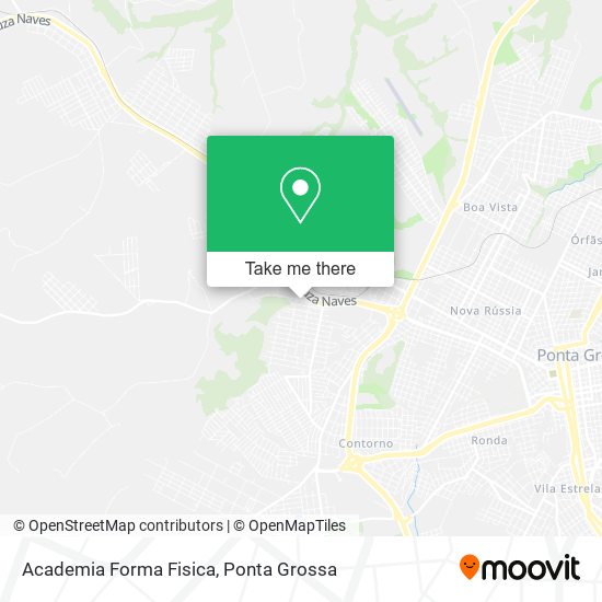 Mapa Academia Forma Fisica