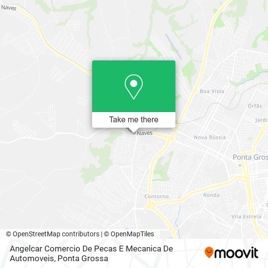 Mapa Angelcar Comercio De Pecas E Mecanica De Automoveis