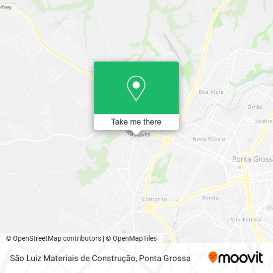 São Luiz Materiais de Construção map