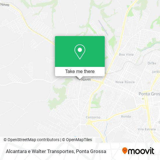 Mapa Alcantara e Walter Transportes