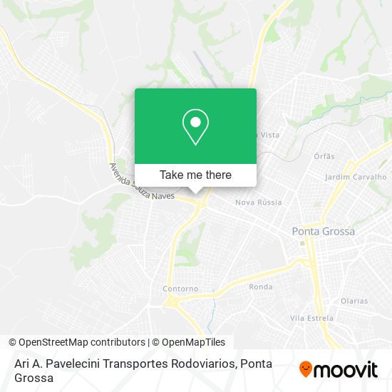 Ari A. Pavelecini Transportes Rodoviarios map