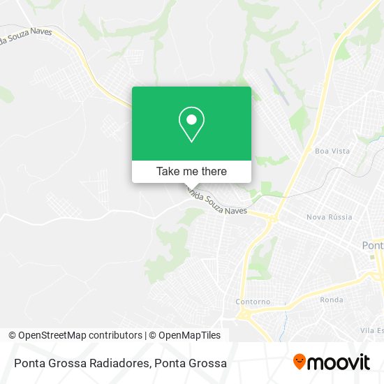 Ponta Grossa Radiadores map