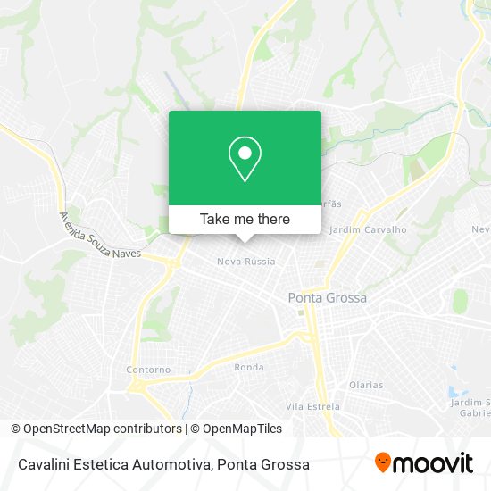 Mapa Cavalini Estetica Automotiva