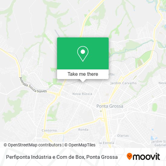 Mapa Perfiponta Indústria e Com de Box