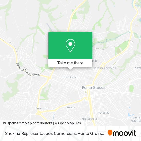 Mapa Shekina Representacoes Comerciais