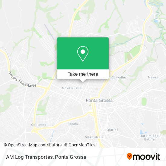 AM Log Transportes map