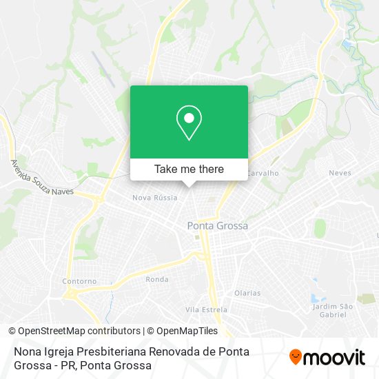 Nona Igreja Presbiteriana Renovada de Ponta Grossa - PR map