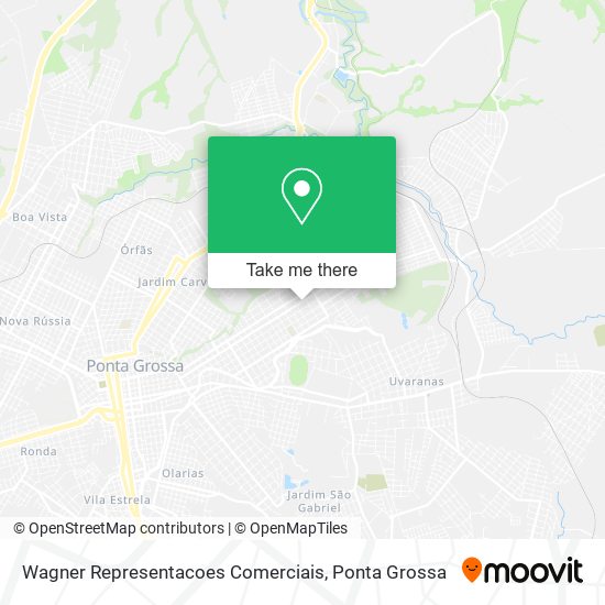 Wagner Representacoes Comerciais map